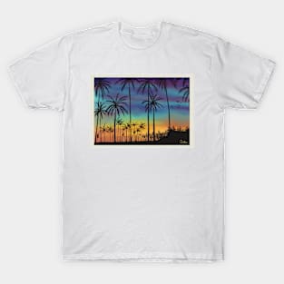 Summer sunset artwork By Annalisa Amato T-Shirt